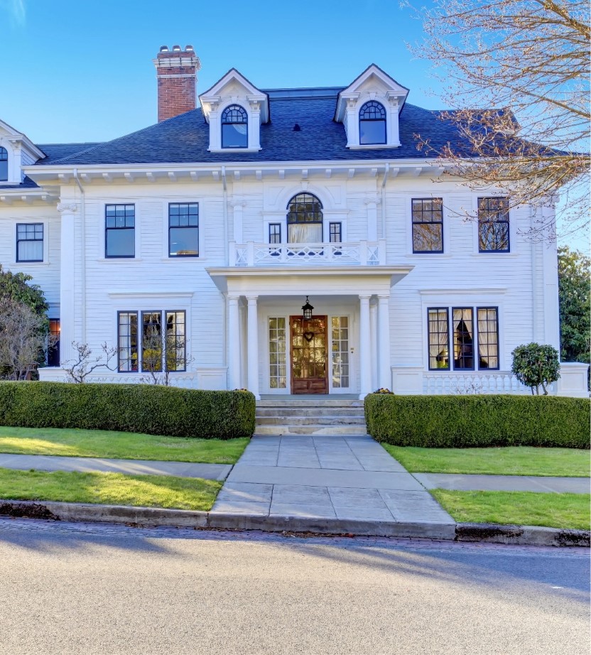 exterior of a luxury home