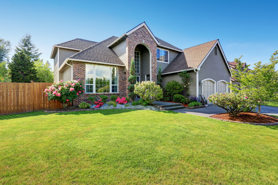 luxury brick home