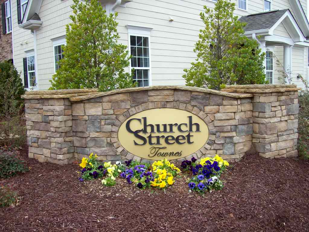 Church Street Entrance Sign