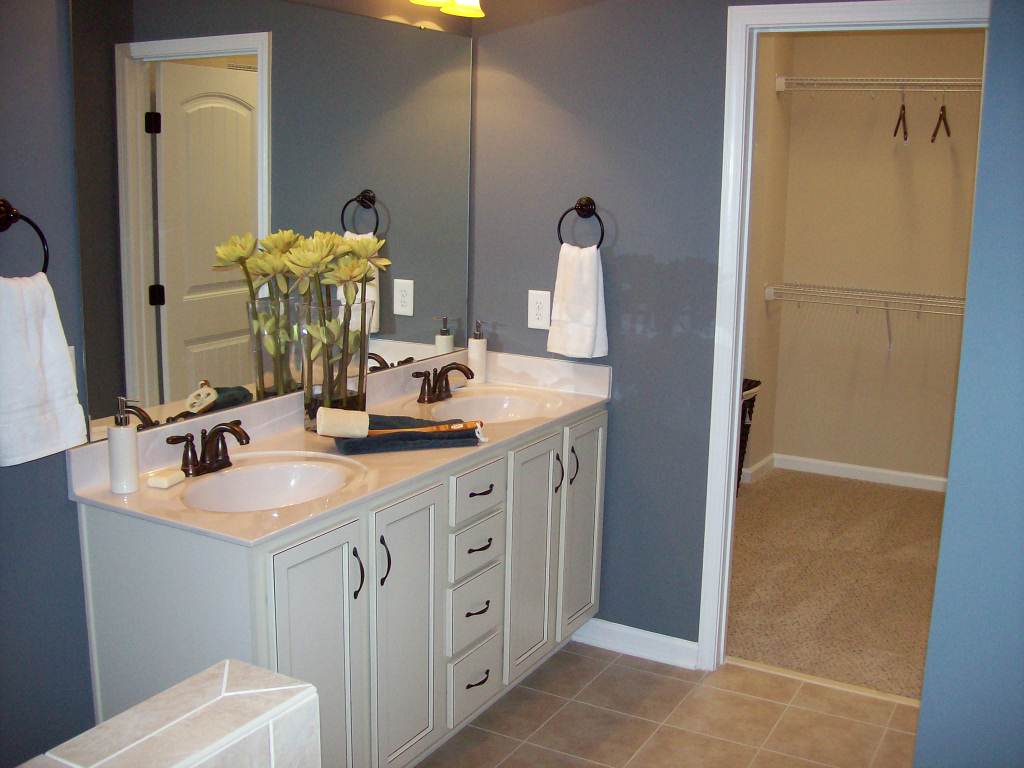 Manchester Park Owner Bath Double Vanity and large closet